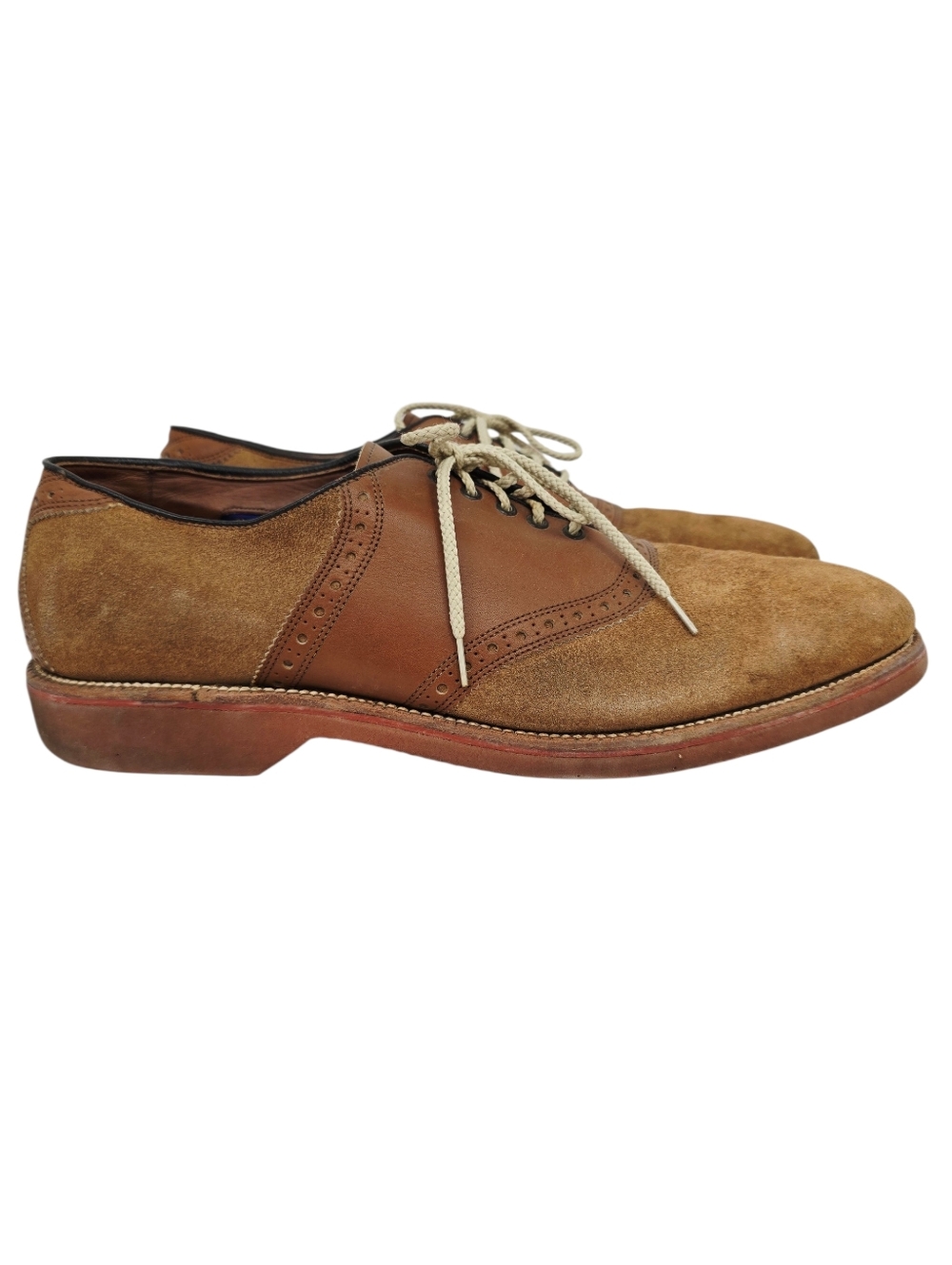 Allen Edmonds Oakmont Oxfords Leather Dress Shoes Brown 10